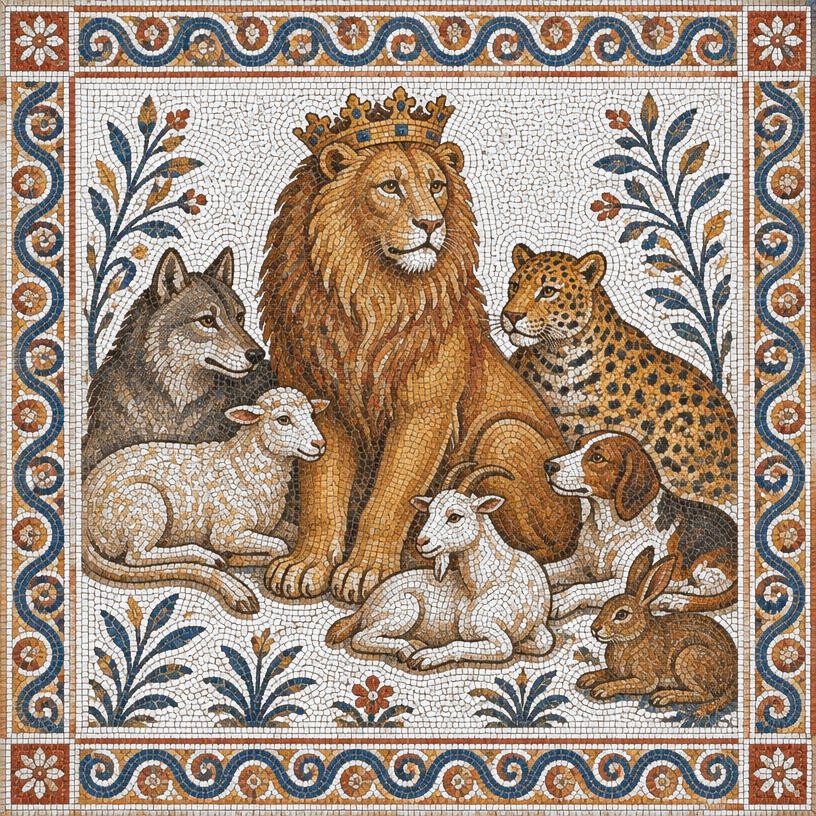 Mosaic of The Kingdom of the Lion