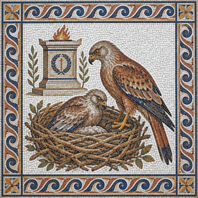 Mosaic of The Sick Kite