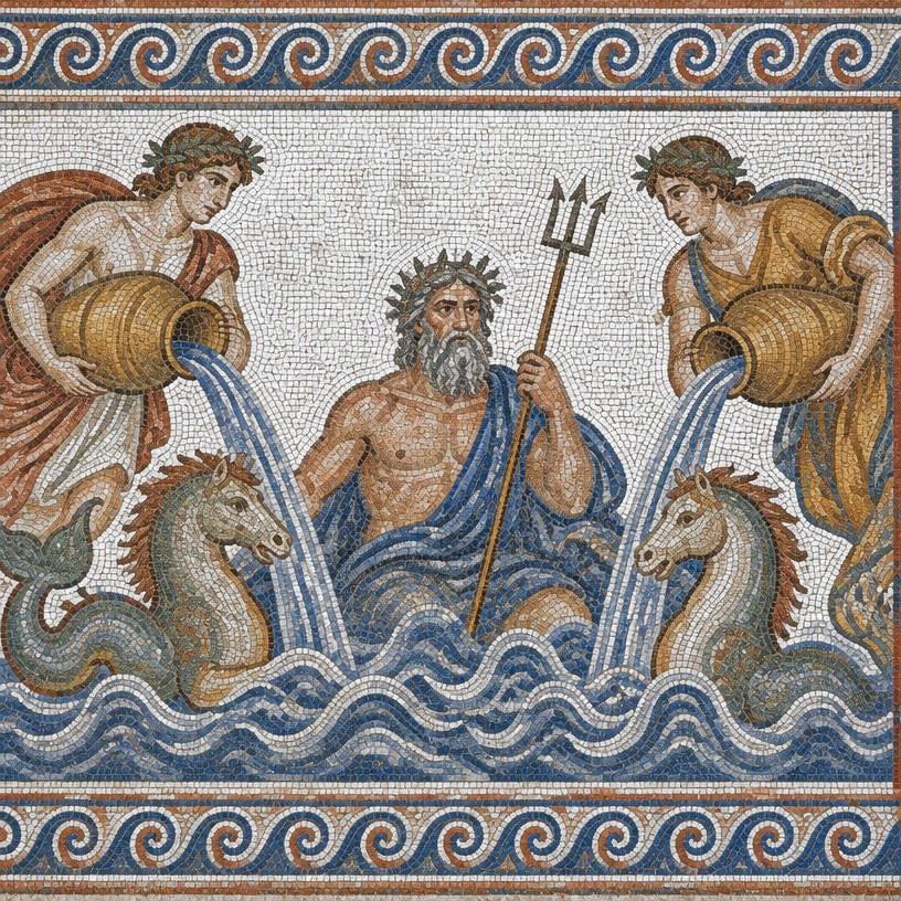 Mosaic of The Rivers and the Sea
