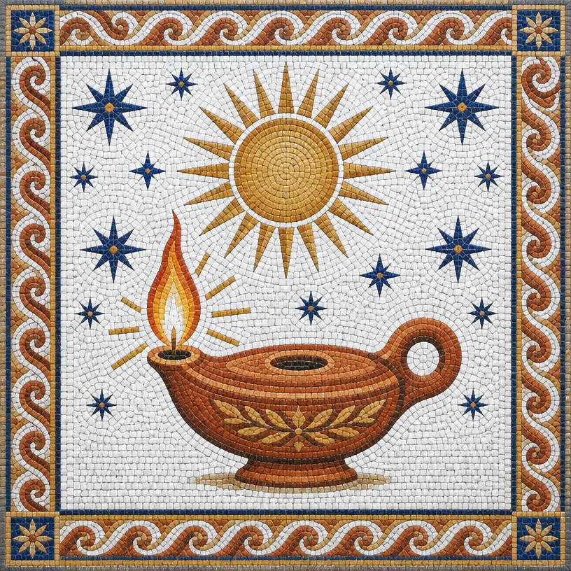 Mosaic of The Lamp