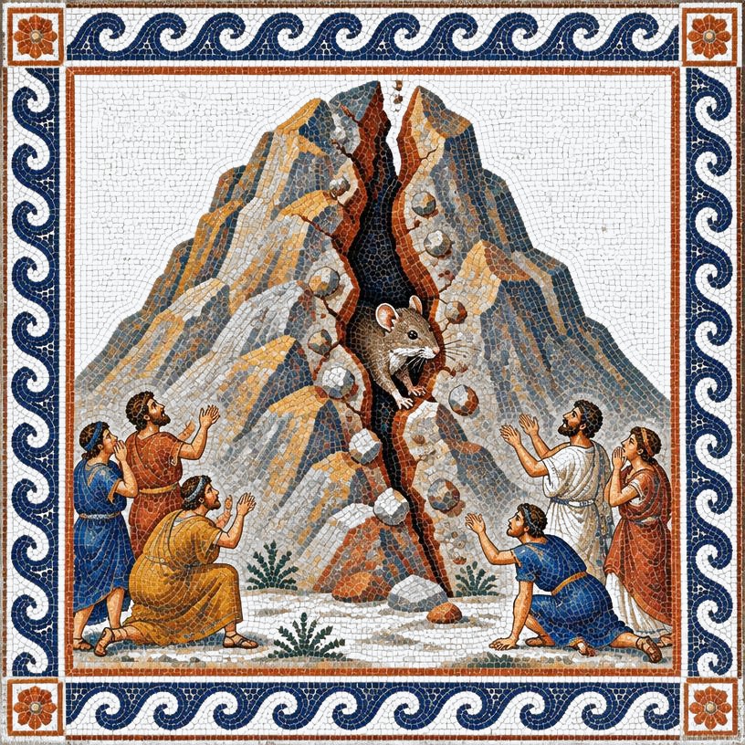 Mosaic of The Mountain in Labor