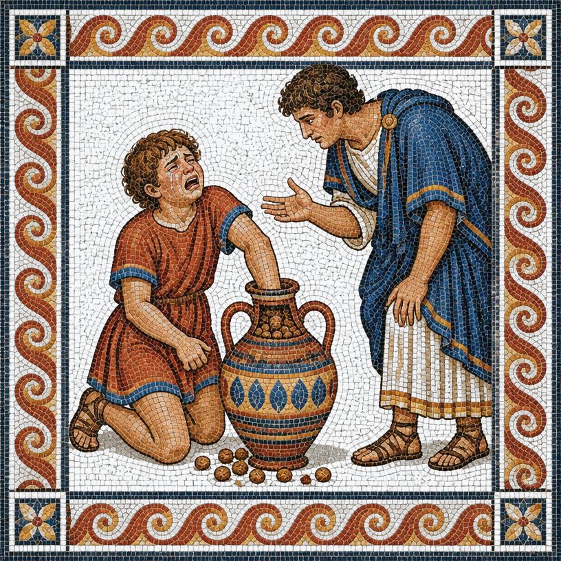 Mosaic of The Boy and the Filberts