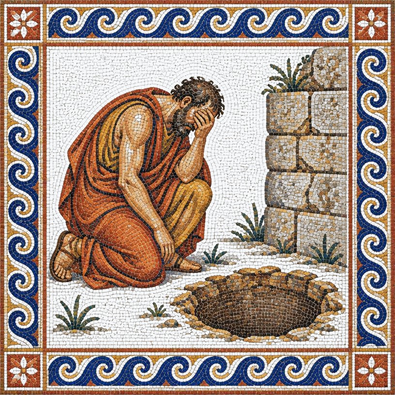 Mosaic of The Miser