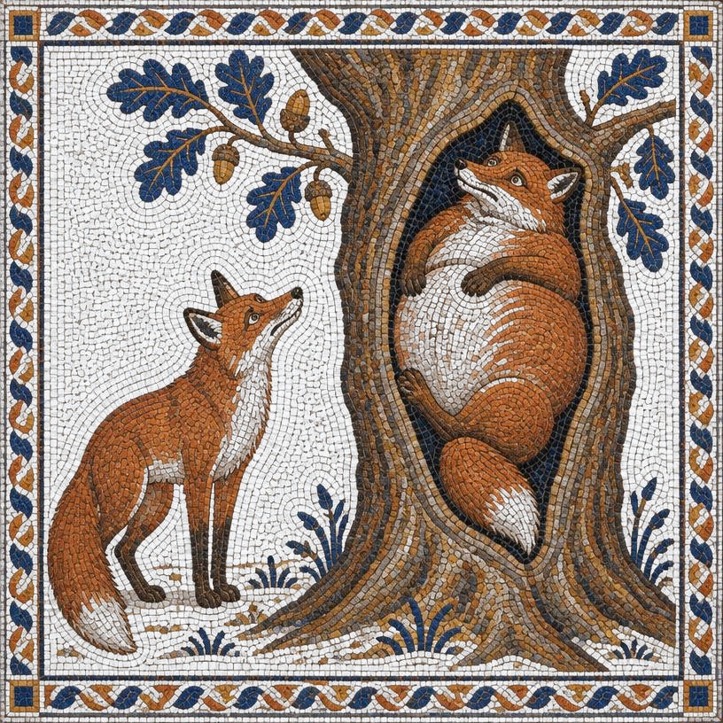 Mosaic of The Swollen Fox