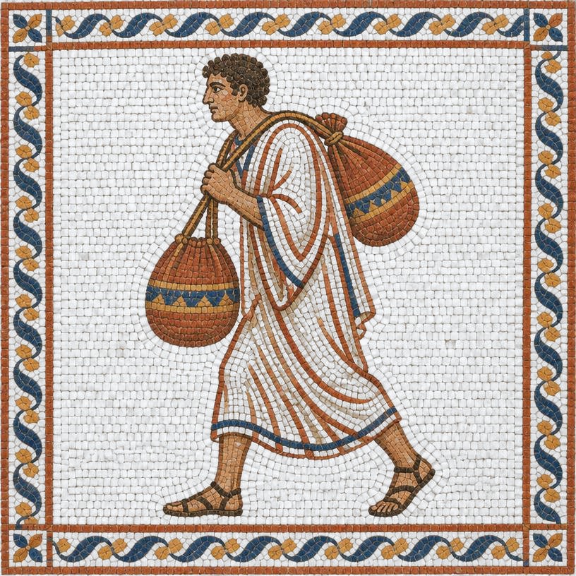 Mosaic of The Two Bags