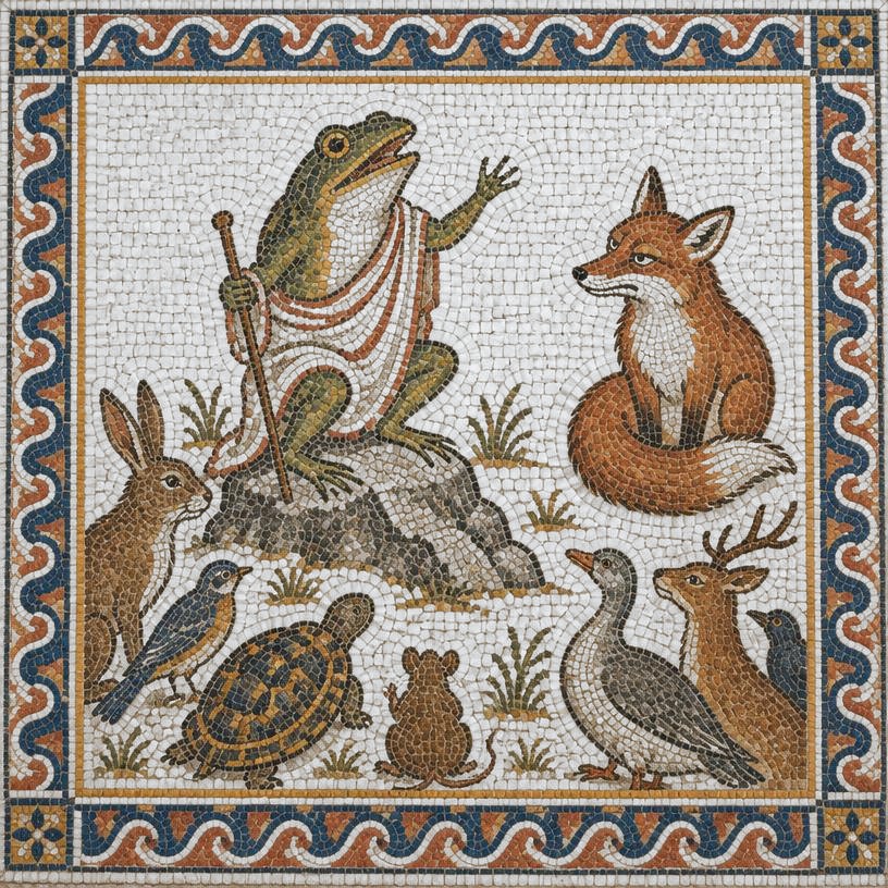 Mosaic of The Quack Frog